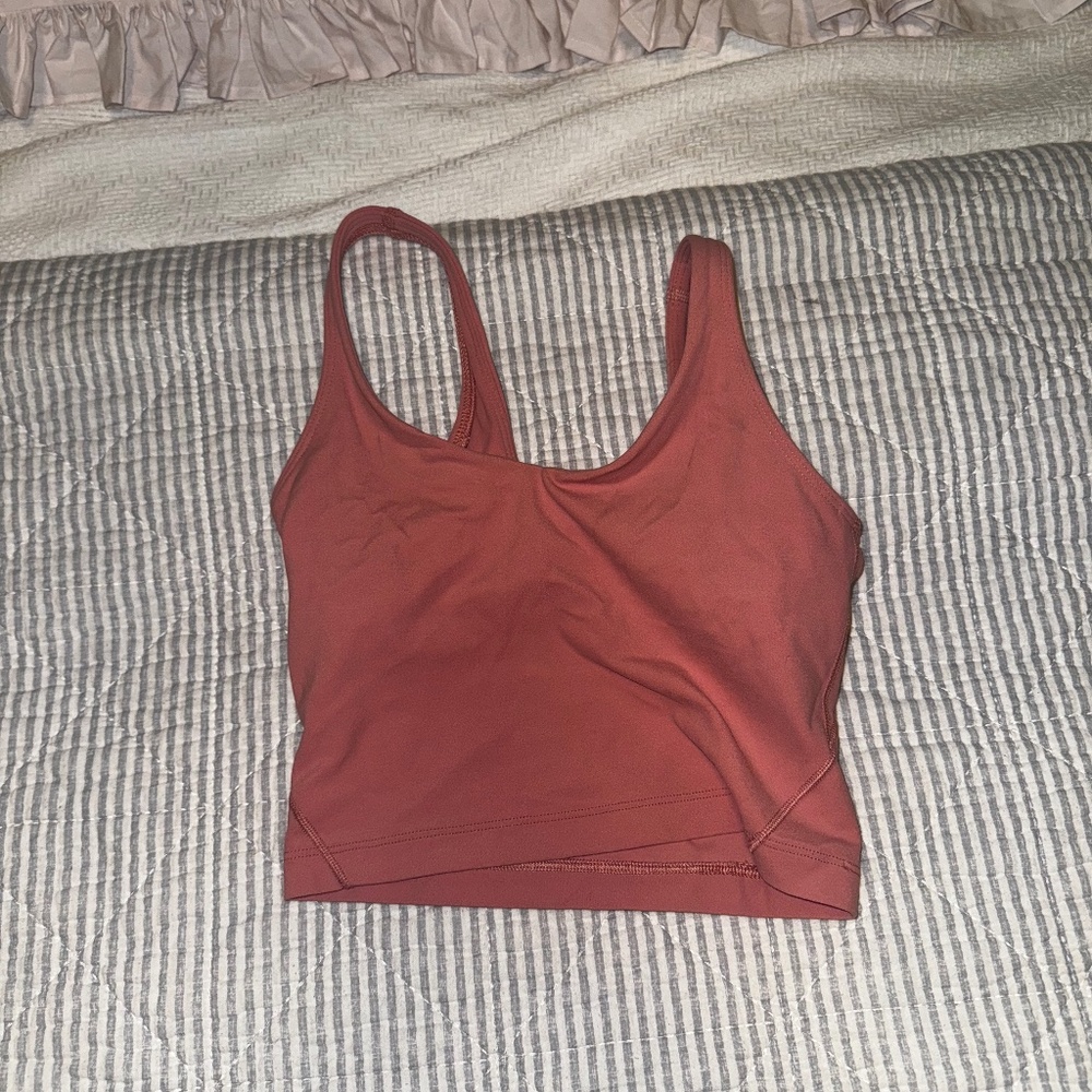 Pink lululemon align tank size 0